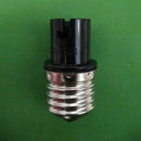 E27 to B22 Bayonet Cap to Edison Screw ES Light Bulb Supp Converter Fitting M0F5