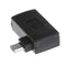90 degree Right Angle Micro USB 2.0 OTG Host Adapter with USB Power
