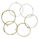 Irin 6Pcs Acoustic Guitar Strings Replacement Full(0.3-1.1Mm)Steel Core Cop