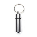 Medicine Bottle Keychain Container Waterproof Holder Aluminum Drug Box Case MO