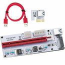 USB 3.0 Pcie PCI-E Express 1X To 16X GPU Extender Riser Card Adapter R7K5