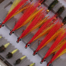 56pcs Nymphs Trout Fly Fishing Flies Dry Flies Streamers Fly Fishing Lures