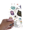 iron on patches cat heat transfer badges washable clothing deco diy applique M&O