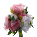 flowers peony silk wedding 10 head bouquet decorative ornaments artificial  P7J9