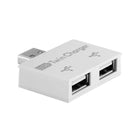 1-to-2 port usb 2.0 male usb Twin dual splitter hub cord adapter converter USA