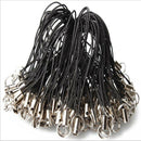 100Pcs Cell Phone Lanyard Cords Strap Lariat Mobile double loop Split Ring â„–[