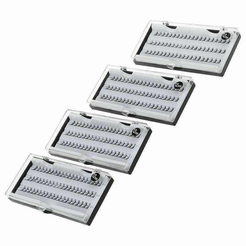 4 PCS Box Artificial Eyelashes Tuft Lashes R5S8