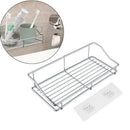 Stainless Steel Storage Rack Kitchen Bathroom Shelf  Wall Shelf Organizer