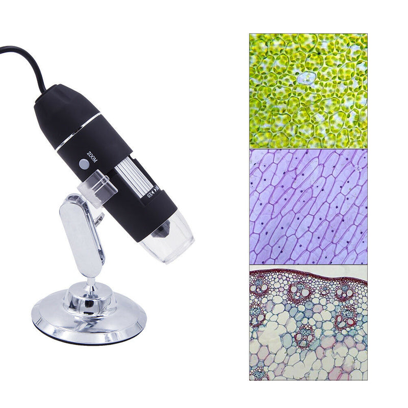 1000X8 LED USB 2.0 Digital Microscope Endoscope Zoom Camera Magnifier+Stand M Gn