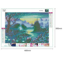 5D DIY Full Drill Square Diamond Painting Novelty Forest Cross Stitch 40 X