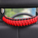 Headrest Grab Handles Rear Seat Passenger Grip Handles for Jeep Wrangler YJ A2X8