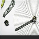 Pocket Multi-functional Drawing Ruler Magnetic Scale Compass Measuring Tool