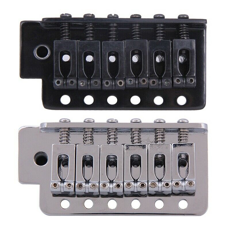 Black New Replacement Standard Tremolo Bridge Set For Strat Electric Guitar
