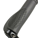 Bike Bicycles Cycling Ergonomic Lock-On Handlebar Grips Bar Ends Black  A