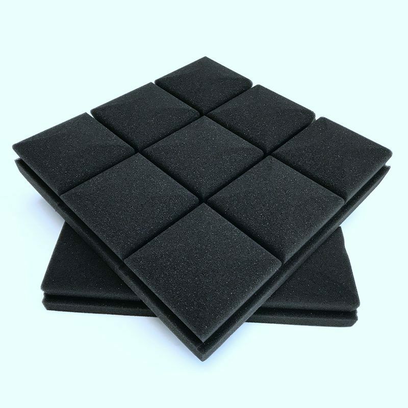 4 pcs Soundproofing Foam Studio Acoustic Sound Treatment Absorption Wedge T
