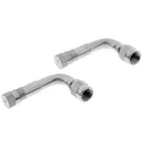 4 x Tyre Valve Extension 90 Degree Angle Adaptor Motorcycle Tyre Wheel Stem F3C7