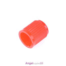100pcs Car Truck Bike Tire Wheel Air Valve Stem Caps Dust Covers (Red)