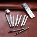 11x Snap Rivet Fastener Buttons Tool Kit for Leather Crafts Hand Punch Set Craft