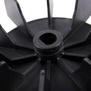 Replacement 0.5" Inner Bore 10 Impeller Air Compressor Motor Fan Blade BlackJ6I5