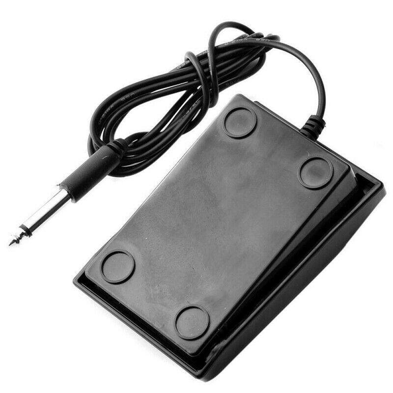 Black Non-Slip Tattoo Foot Pedal Gun Machine Power Supply Foot Switch Control
