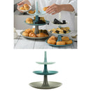 2pack 3 Tier Plastic Cakes Stand Tray Fruit Snacks Bowl Baby Shower Decor