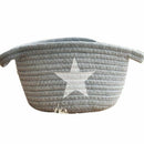 Washable Plant Basket Storage Office Sundries Cotton Thread Handmade Knitti L4G3