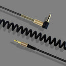 3.5mm Male to Male Aux Cable Cord L-Shaped Right Angle Car Audio Headphone  L1H2