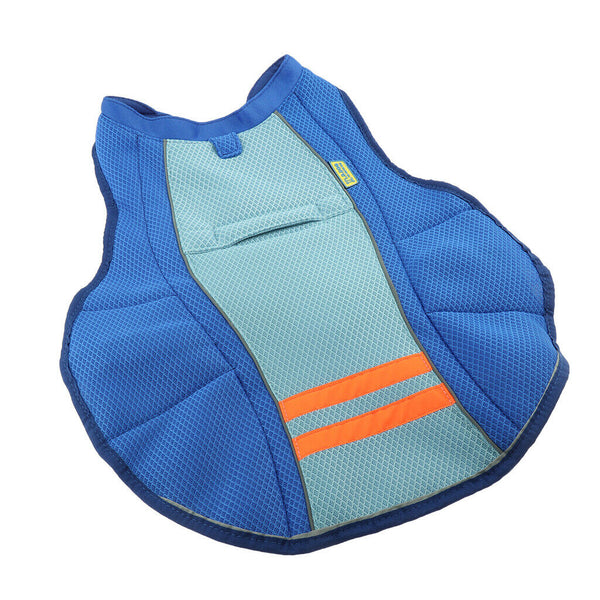 Pet Dog Puppy Cooling Vest Pet Evaporative Jacket for Pet Dog Cat Blue-XS