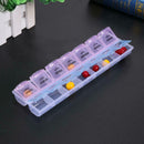 2Row 14Grid Portable Medicine Box Holder Storage Container Pill Case