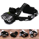 100000LM T6 LED Headlight Headlamp 18650 Fishing Camping Work Light USB Cha- OZ