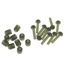 20pcs Carp Fishing Tackle Rubber Tubes Cap Terminal Tackle Accessories
