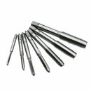 8pcs Thread Metric Machine Wrench Hand Screw Thread Plug Taps Set M3 M4 M5  Y2F8