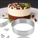 Adjustable Cake Cutter Round Shape Bread Cake Layered Slicer Mold Ring Tool ATME