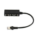RJ45 Y Splitter Adapter 1 to3 Port Cable For CAT 5/CAT LAN 6 Socket Hot Z0Z7