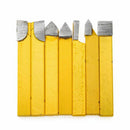 9pcs/Set YW1 Carbide Brazed Tip Tipped Lathe Cutter Tools 8x8mm Shank High