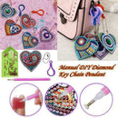 Diamond Painting Keyring Keychains Unique Shining Full Drill RhinestonesRe S8A9