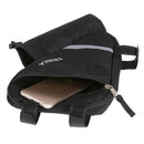 Bicycle Triangle Front Tube Saddle Bike Bag Water Bottle Pocket Reflective