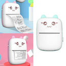 200dpi Mini Pocket Thermal Printer 57mm Wireless BT Printer 6 Roll Thermal Paper