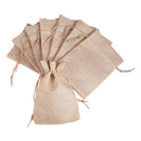 20Pcs Small Burlap Jute Hessian Wedding Favor Gift Candy Bags Drawstring Pouches