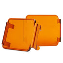 2 Pcs 3 Inch Amber Led Pod Covers Square Led Light Bar Covers Led Cube Cove