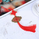 Home Car Decor Feng Shui Chinese knot 10 Lucky Coins Career Wealth Pend Kw
