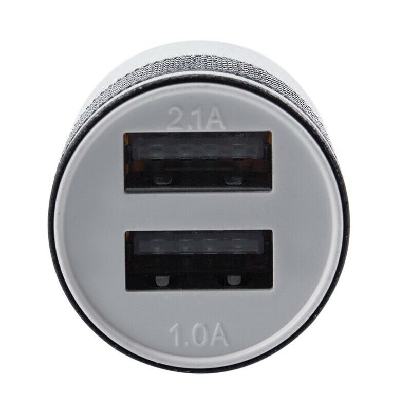 New 2. 1A USB Car Charger of 2 Port Cigarette Lighter Car Adapter Charger f L1R1