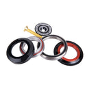 1set CNC Front Fork 42mm 52mm Tapered Tube For Outdoor Road Bicycle Headset