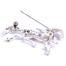 Fashion White Horse Brooch Pin Collar Decoraion Badge Corsage Jewelry WomenG Gw