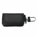 Black PU Leather Universal Key Fob Holder Bag Cover Key Case For Car Au YXO FTW