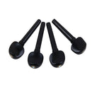 4pcs Ebony Violin Tuning Pegs Tuners with End Pin Fiddle Strings Instrument