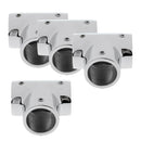 4 Pieces 316 Stainless Steel Boat Handrail Fittings 90 Degree Tee 1" New