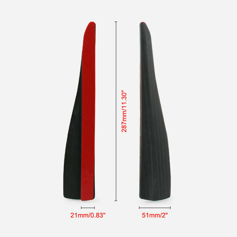 1pair Anti Collision Scratch Resistant Car Corner Bumper Protector Guard Styling