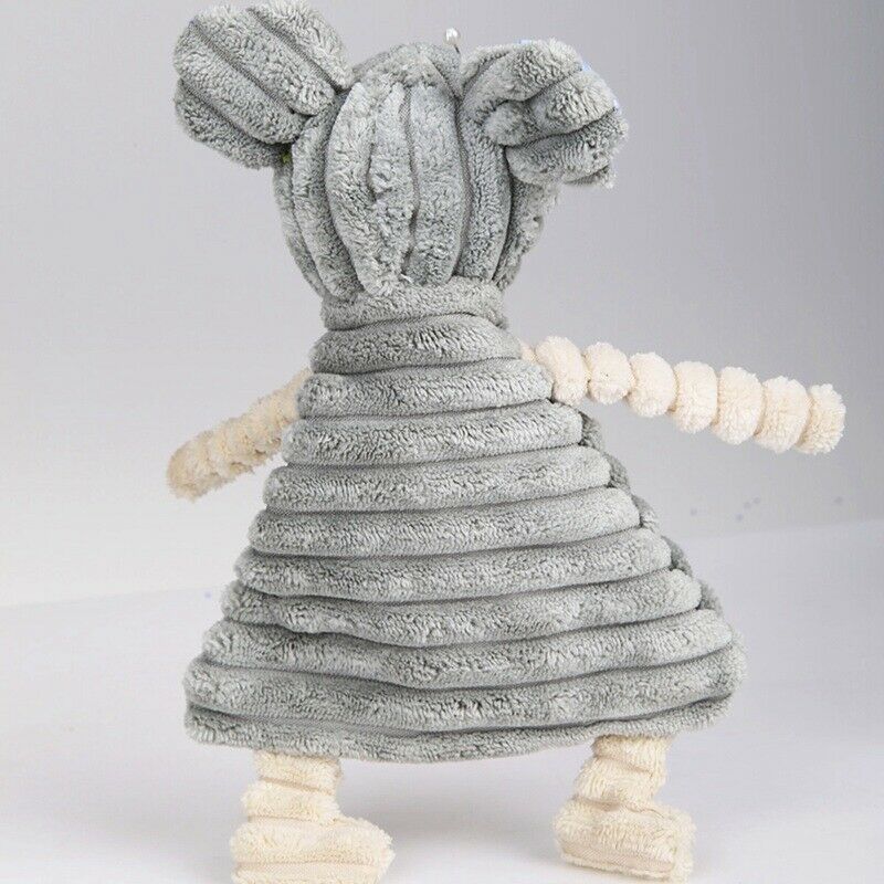 1pcs Dog Toys Pet Puppy Chew Squeaker Squeaky Plush Sound Cute Mouse Stuffe B5E3