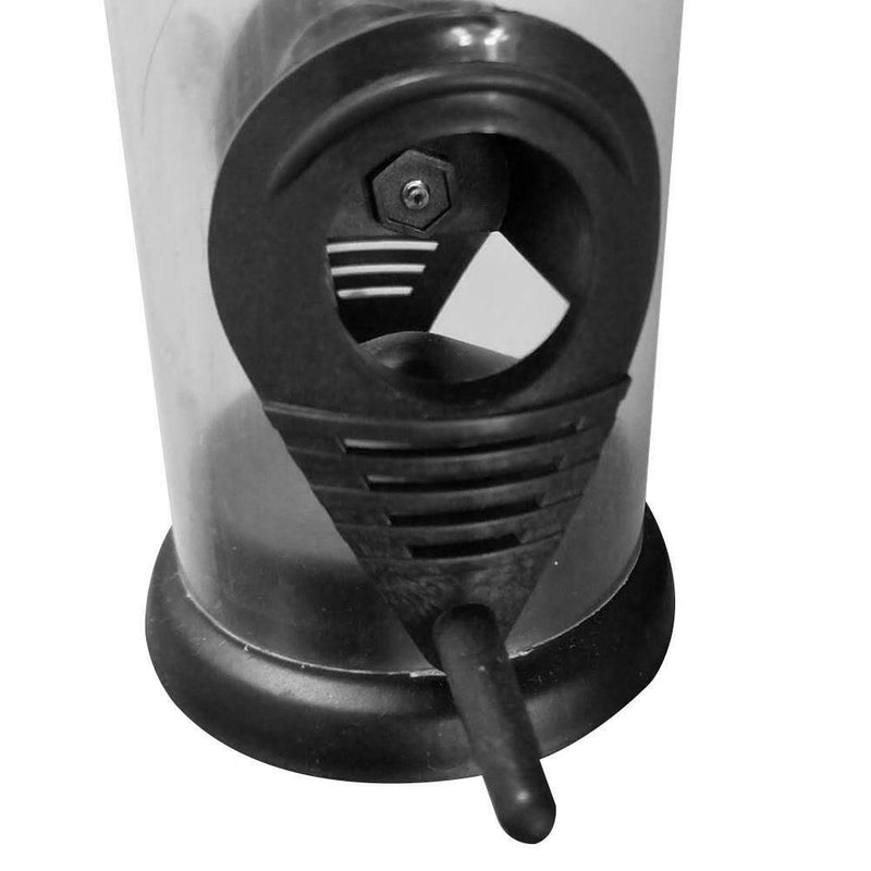 Garden Container Feeder Wild Feeding Hanger Outdoor Bird Seed Hanging Black